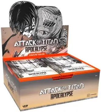 Attack on Titan: Apocalypse Booster Display, 24 Packs of 11 Cards, English Edition